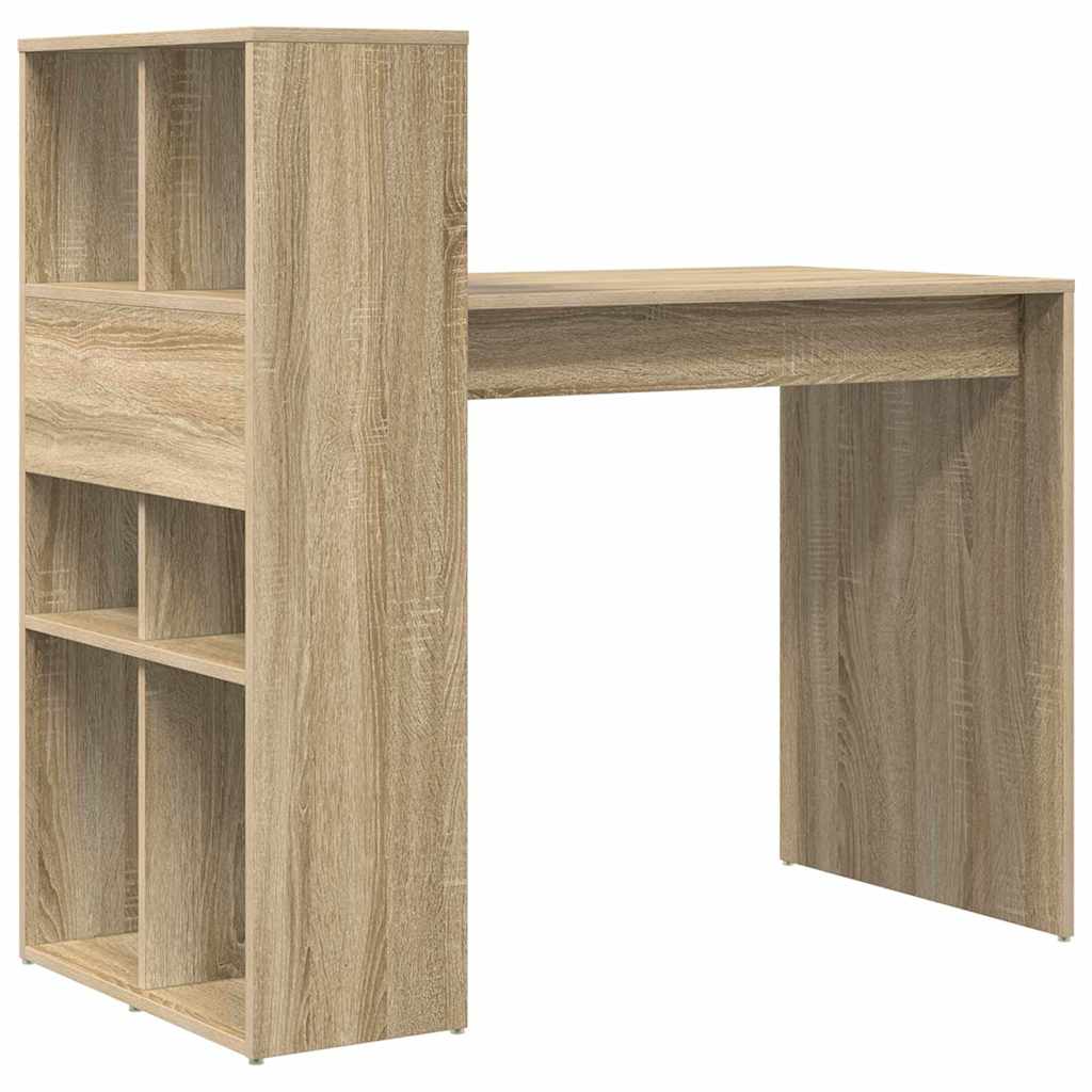 Skrivebord Sonoma Eik 108 X 55 X 103.5 Cm Konstruert Tre