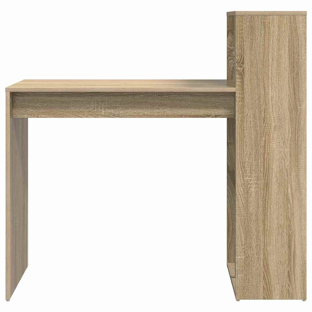 Skrivebord Sonoma Eik 108 X 55 X 103.5 Cm Konstruert Tre