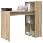 Skrivebord Sonoma Eik 108 X 55 X 103.5 Cm Konstruert Tre