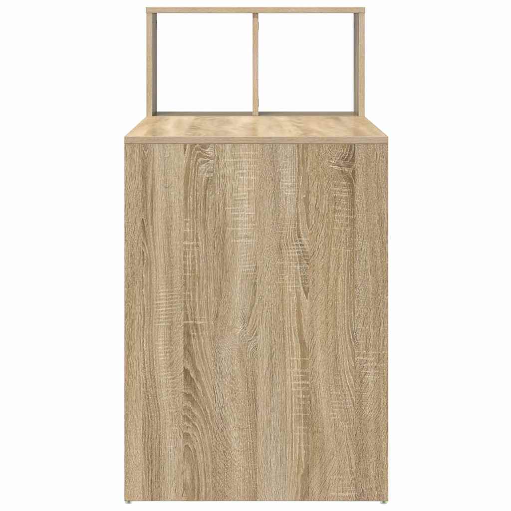Skrivebord Sonoma Eik 108 X 55 X 103.5 Cm Konstruert Tre