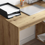 Skrivebord Artisan Eik 108 X 55 X 103.5 Cm Konstruert Tre