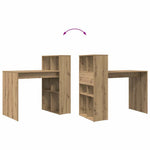 Skrivebord Artisan Eik 108 X 55 X 103.5 Cm Konstruert Tre