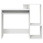Skrivebord Med Skuff Hvit 106 X 41 X 88.5 Cm Konstruert Tre