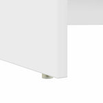 Skrivebord Med Skuff Hvit 120,5 X 44 X 88,5 Cm Konstruert Tre