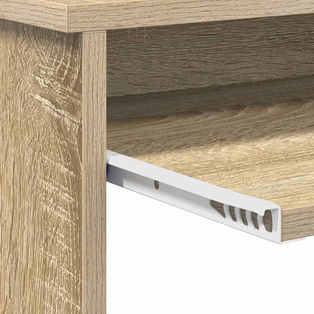 Skrivebord Sonoma Eik 120,5 X 44 X 88,5 Cm Konstruert Tre