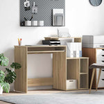 Skrivebord Sonoma Eik 120,5 X 44 X 88,5 Cm Konstruert Tre