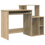 Skrivebord Sonoma Eik 120,5 X 44 X 88,5 Cm Konstruert Tre