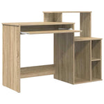 Skrivebord Sonoma Eik 120,5 X 44 X 88,5 Cm Konstruert Tre