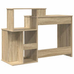 Skrivebord Sonoma Eik 120,5 X 44 X 88,5 Cm Konstruert Tre