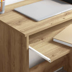 Skrivebord Artisan Eik 120,5 X 44 X 88,5 Cm Konstruert Tre