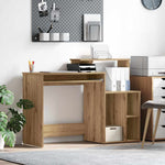 Skrivebord Artisan Eik 120,5 X 44 X 88,5 Cm Konstruert Tre
