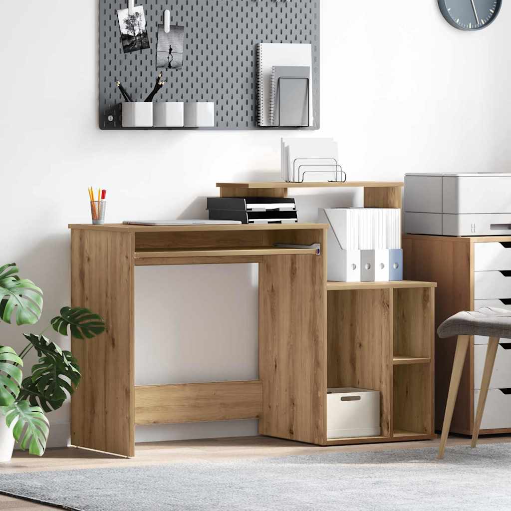 Skrivebord Artisan Eik 120,5 X 44 X 88,5 Cm Konstruert Tre