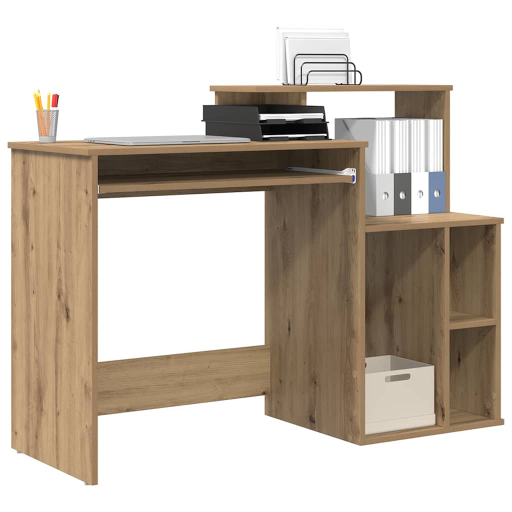 Skrivebord Artisan Eik 120,5 X 44 X 88,5 Cm Konstruert Tre