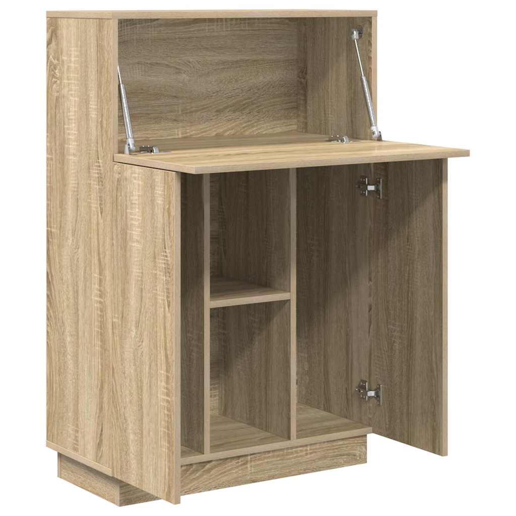 Skrivebord Sonoma Eik 71.5 X 31.5 X 106.5 Cm Konstruert Tre