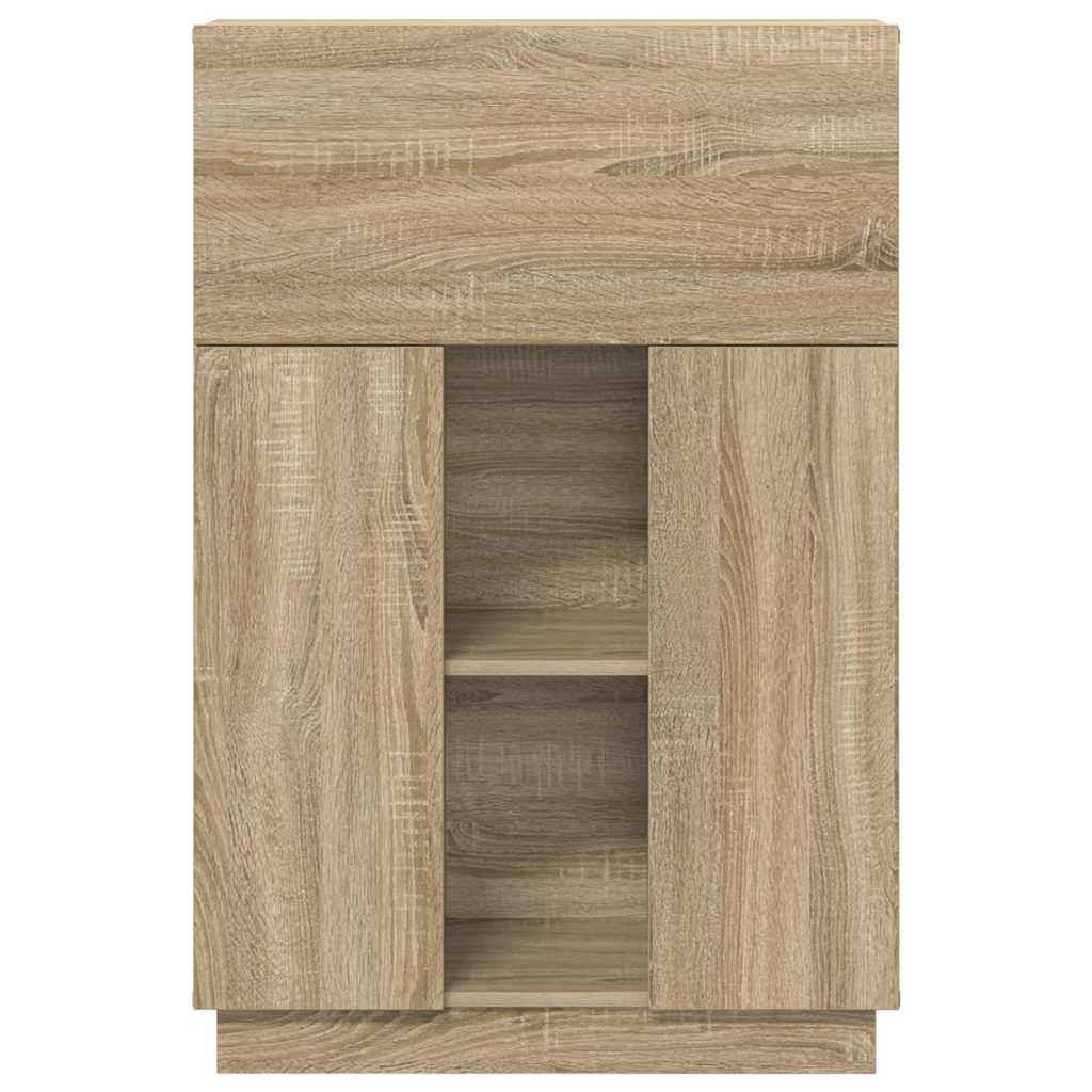 Skrivebord Sonoma Eik 71.5 X 31.5 X 106.5 Cm Konstruert Tre