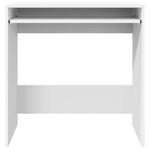 Skrivebord Med Skuff Hvit 77,5 X 43 X 79 Cm Konstruert Tre