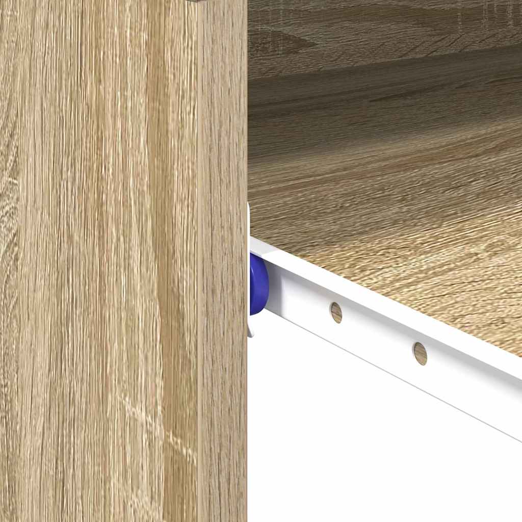 Skrivebord Sonoma Eik 77,5 X 43 X 79 Cm Konstruert Tre