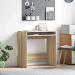 Skrivebord Sonoma Eik 77,5 X 43 X 79 Cm Konstruert Tre
