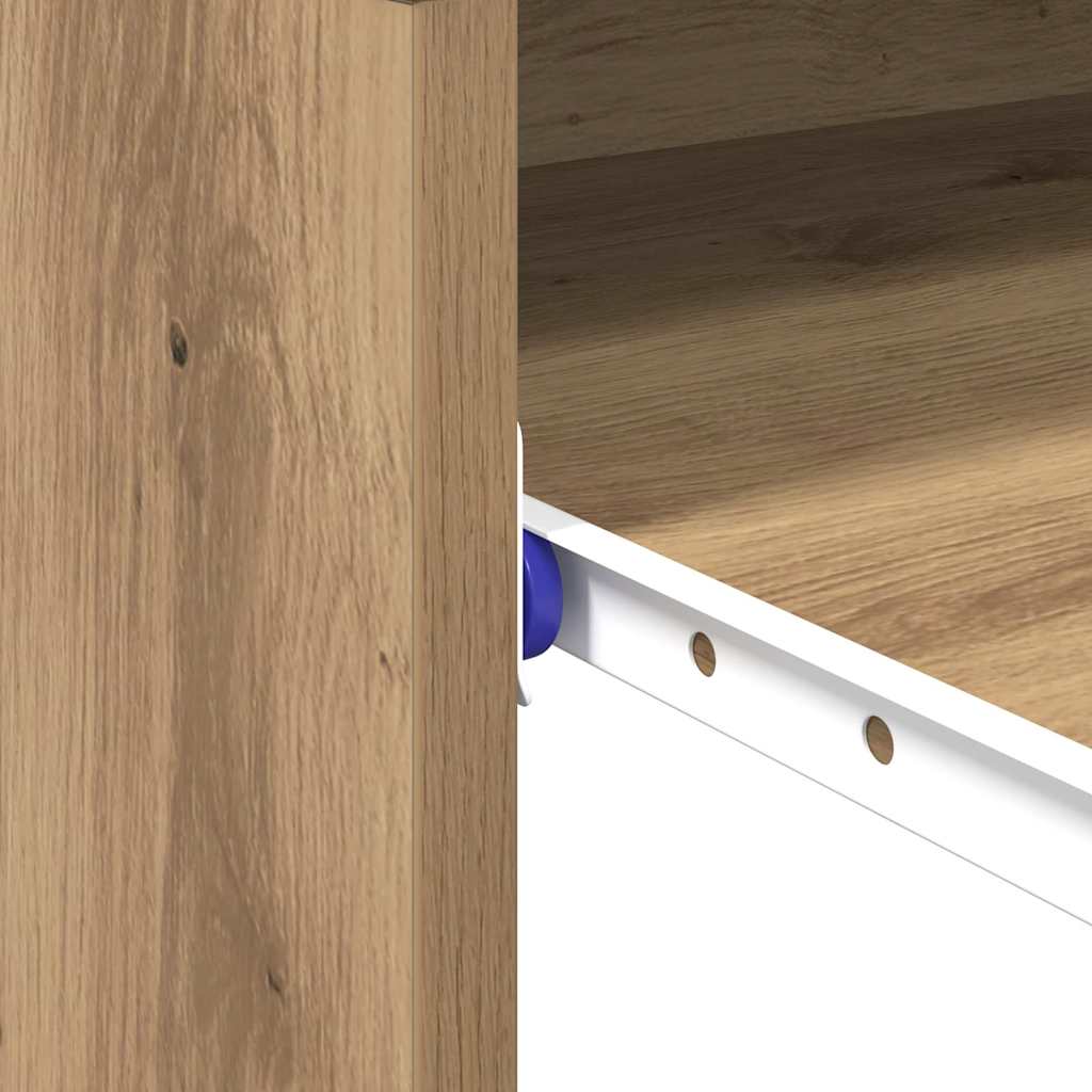 Skrivebord Artisan Eik 77,5 X 43 X 79 Cm Konstruert Tre