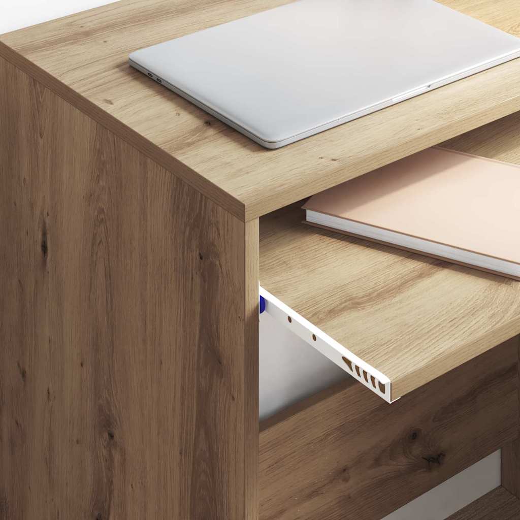Skrivebord Artisan Eik 77,5 X 43 X 79 Cm Konstruert Tre