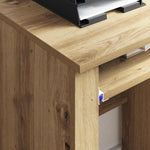 Skrivebord Med Hjul Artisan Eik 91 X 50 X 77 Cm Konstruert Tre