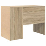 Skrivebord Med Hylle Sonoma Eik 102 X 50 X 75 Cm Konstruert Tre