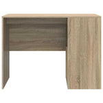 Skrivebord Med Hylle Sonoma Eik 102 X 50 X 75 Cm Konstruert Tre