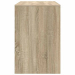 Skrivebord Med Hylle Sonoma Eik 102 X 50 X 75 Cm Konstruert Tre