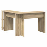 Hjørneskrivebord Sonoma Eik 140 X 113,5 X 75 Cm Konstruert Tre