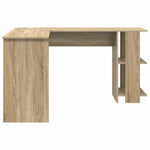 Hjørneskrivebord Sonoma Eik 140 X 113,5 X 75 Cm Konstruert Tre