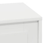 Nattbordskap 2 Pcs Hvit 44 X 34,5 X 45 Cm Konstruert Tre