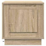 Nattbordskap 2 Pcs Sonoma Eik 44 X 34,5 X 45 Cm Konstruert Tre