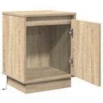 Nattbordskap Sonoma Eik 39 X 34,5 X 50 Cm Konstruert Tre