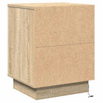 Nattbordskap Sonoma Eik 39 X 34,5 X 50 Cm Konstruert Tre