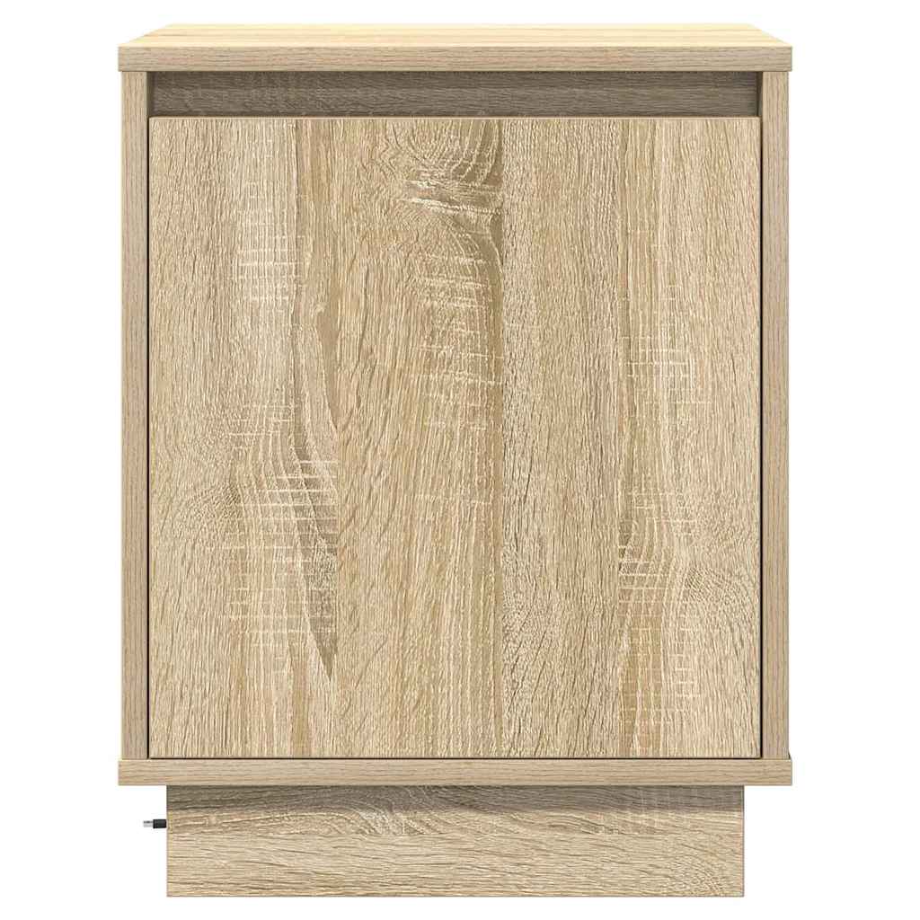 Nattbordskap Sonoma Eik 39 X 34,5 X 50 Cm Konstruert Tre