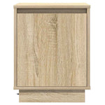 Nattbordskap Sonoma Eik 39 X 34,5 X 50 Cm Konstruert Tre