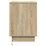 Nattbordskap Sonoma Eik 39 X 34,5 X 50 Cm Konstruert Tre
