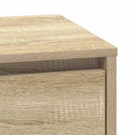 Nattbordskap 2 Pcs Sonoma Eik 39 X 34,5 X 50 Cm Konstruert Tre