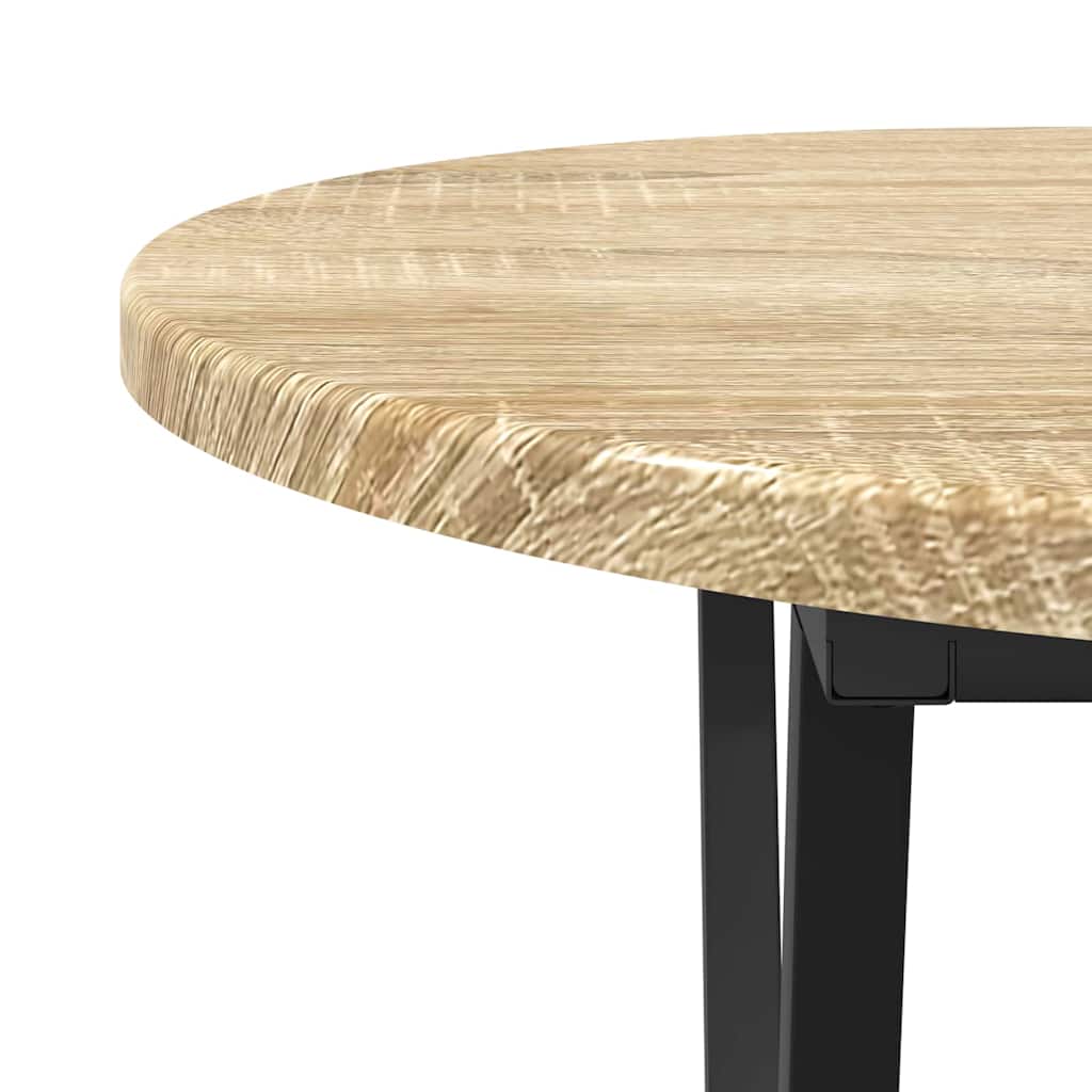 Kaffebord Sonoma Eik 80 X 40 X 40.5 Cm Ingeniørtre Og Metall