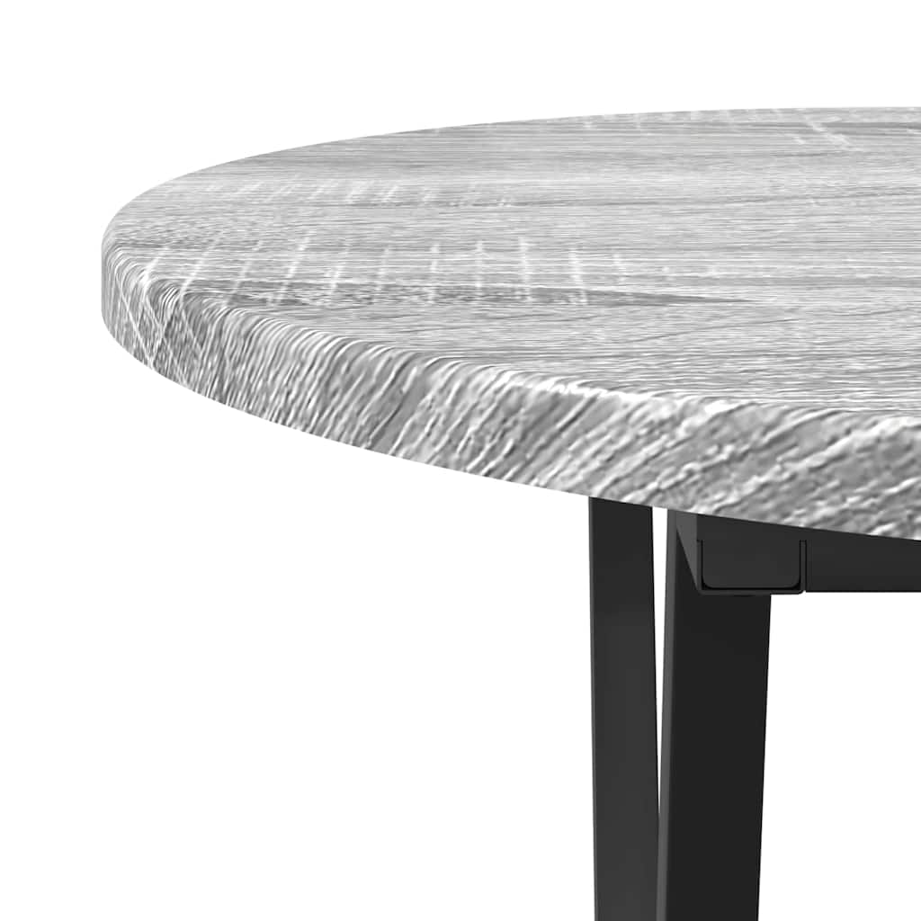 Kaffebord Grå 80 X 40 X 40.5 Cm Ingeniørtre Og Metall