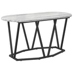 Kaffebord Grå 80 X 40 X 40.5 Cm Ingeniørtre Og Metall