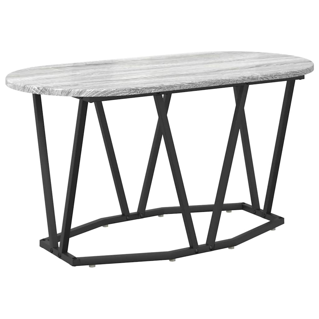 Kaffebord Grå 80 X 40 X 40.5 Cm Ingeniørtre Og Metall