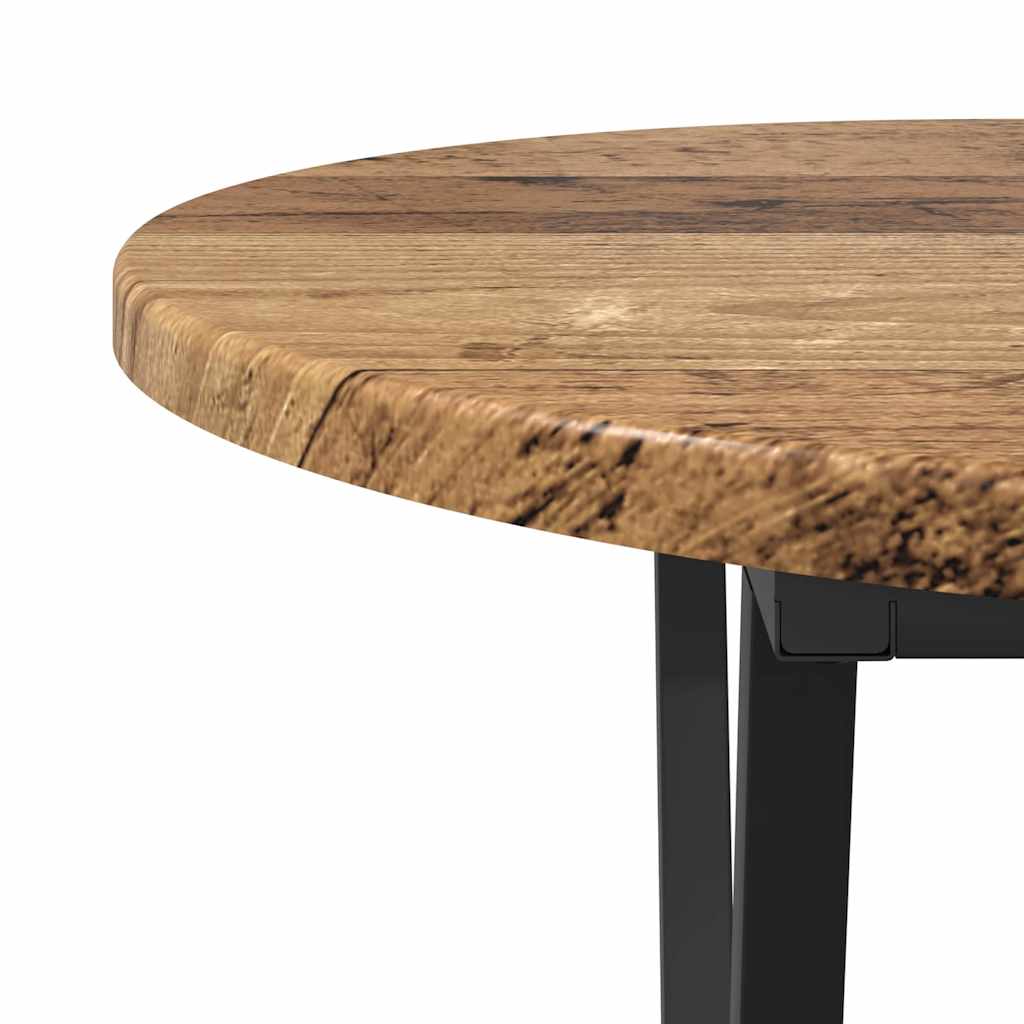 Kaffebord Gamle Tre 80 X 40 X 40.5 Cm Ingeniørtre Og Metall