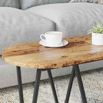 Kaffebord Gamle Tre 80 X 40 X 40.5 Cm Ingeniørtre Og Metall
