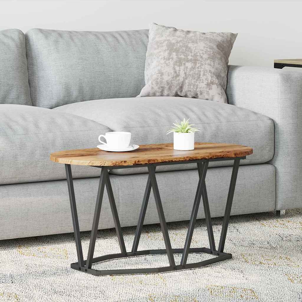 Kaffebord Gamle Tre 80 X 40 X 40.5 Cm Ingeniørtre Og Metall