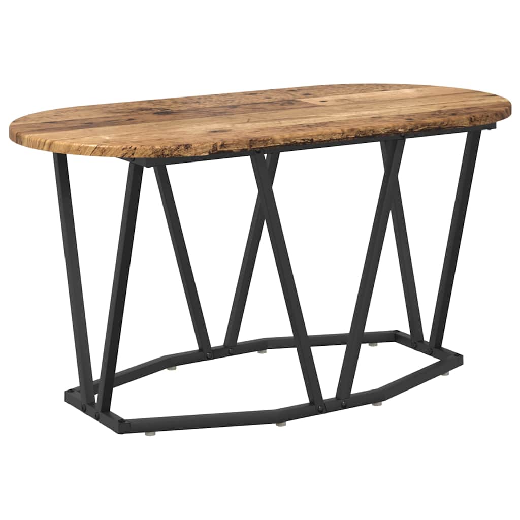 Kaffebord Gamle Tre 80 X 40 X 40.5 Cm Ingeniørtre Og Metall