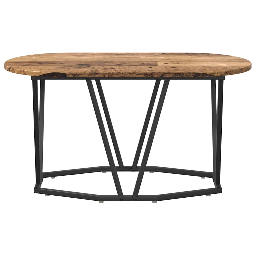 Kaffebord Gamle Tre 80 X 40 X 40.5 Cm Ingeniørtre Og Metall