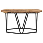Kaffebord Gamle Tre 80 X 40 X 40.5 Cm Ingeniørtre Og Metall