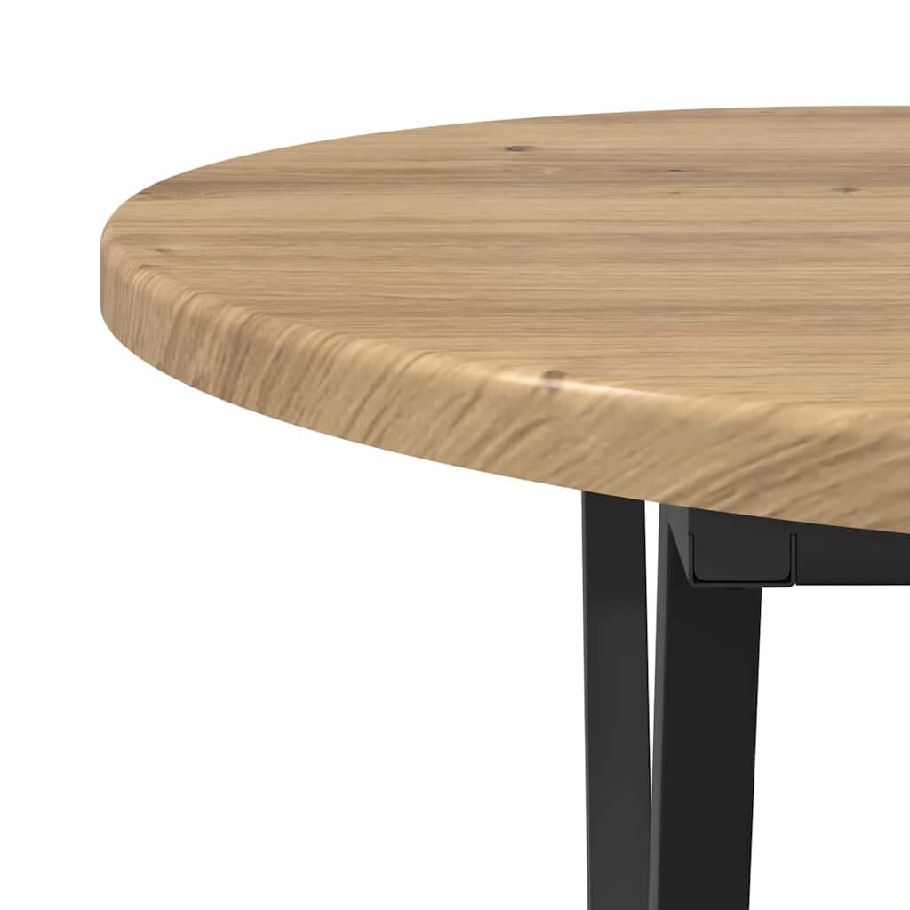Kaffebord Artisan Eik 80 X 40 X 40.5 Cm Ingeniørtre Og Metall