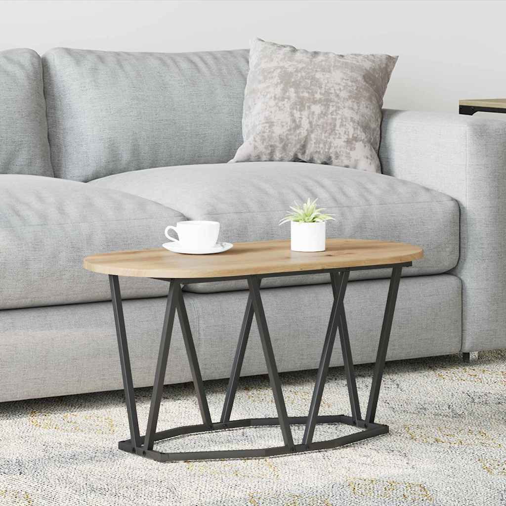 Kaffebord Artisan Eik 80 X 40 X 40.5 Cm Ingeniørtre Og Metall